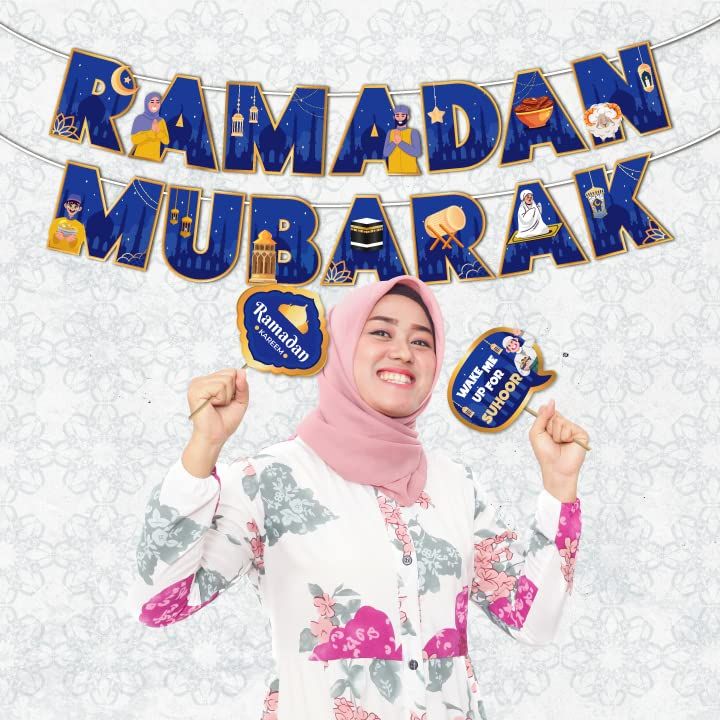 Ramadan Mubarak Banner (Blue)