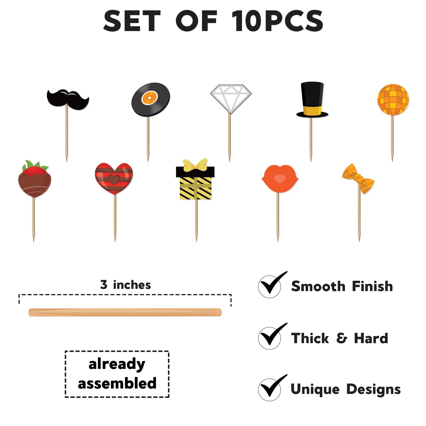 Tuxedo Theme Groom To Be Cake & Cupcake Toppers