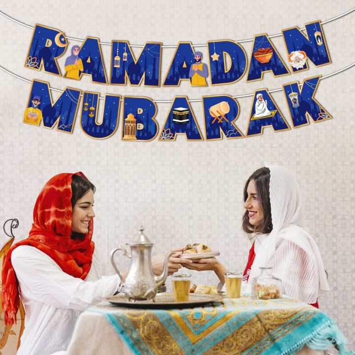 Ramadan Mubarak Banner (Blue)