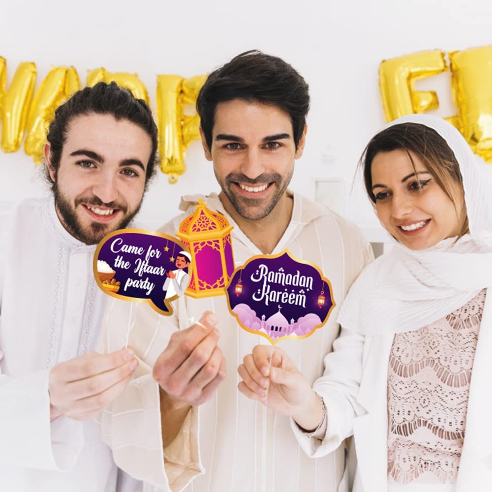 Photobooth Props For Eid/Ramadan (Purple)