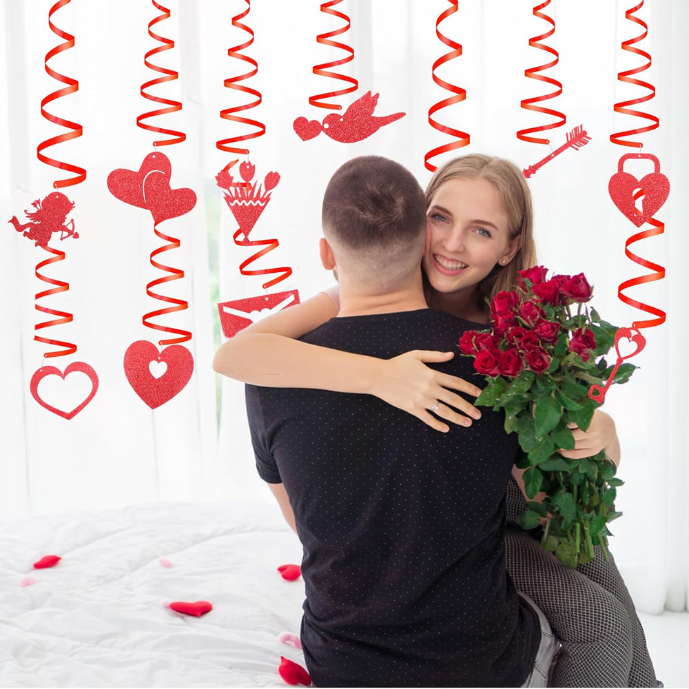 Swirls In Red For Valentine's Day