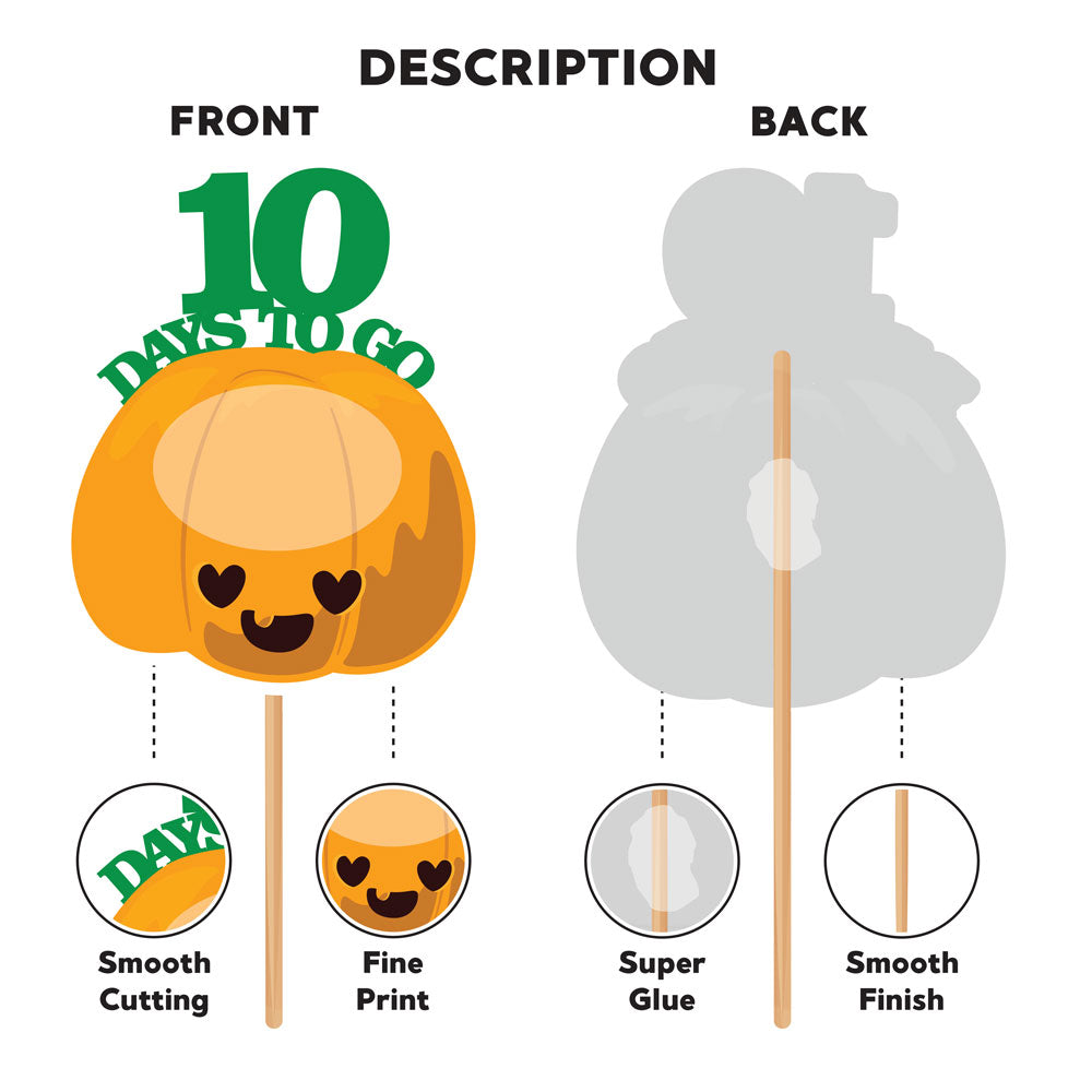 Pumpkin Theme Countdown Props