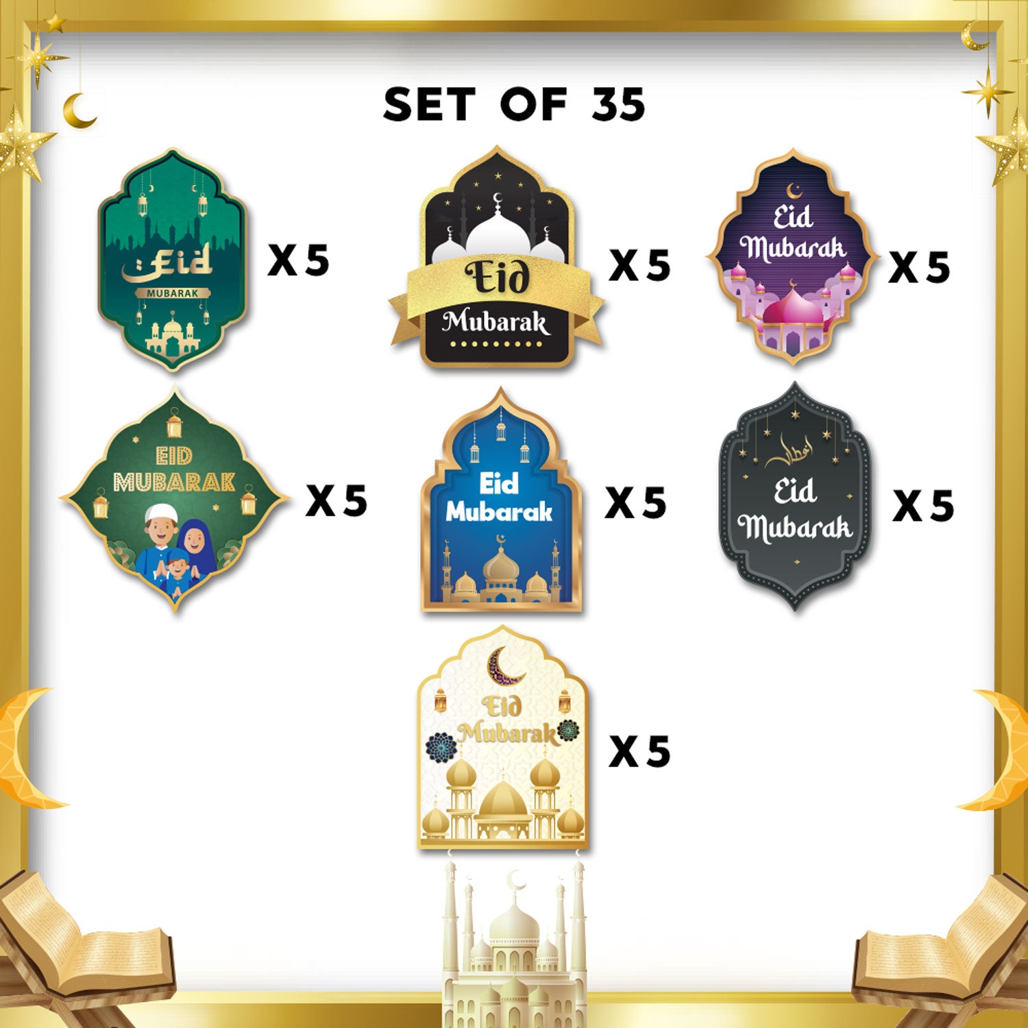 Thank You Stickers for Ramadan/Eid