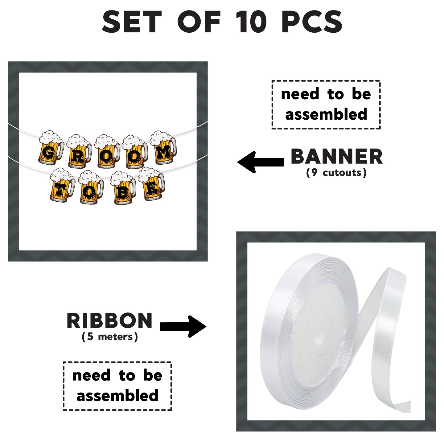 Beer Theme Groom To Be Banner