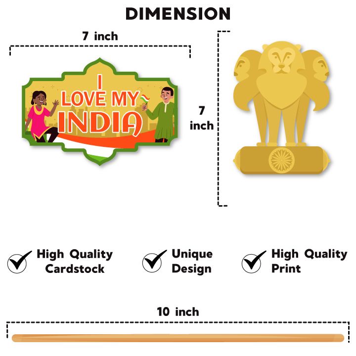 Happy Republic Day Photobooth Props