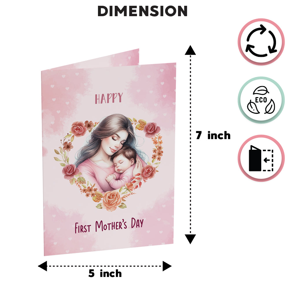 Festiko® Happy First Mother's Day Greeting Card