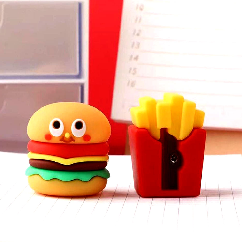 Fast Food Theme Sharpeners (Burger & Fries)