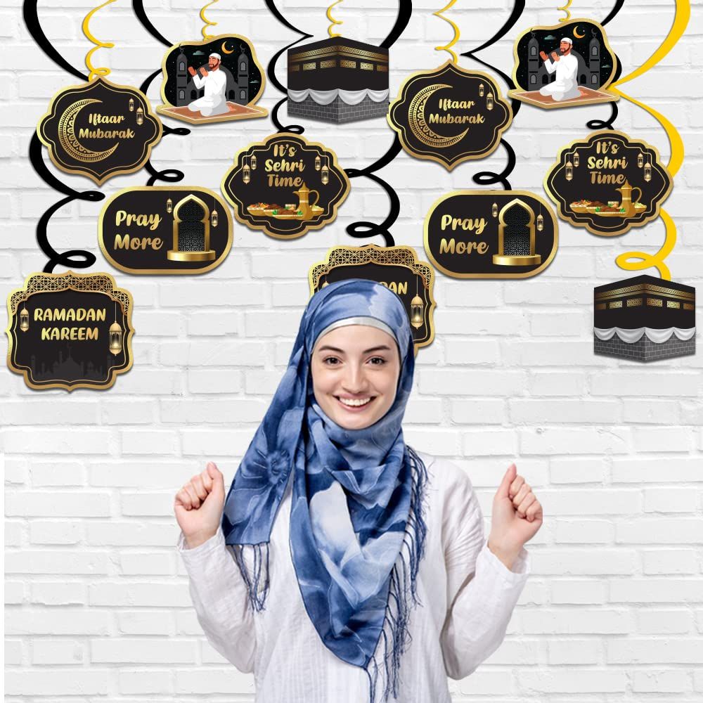 Hanging Swirls For Eid/Ramadan Decoration