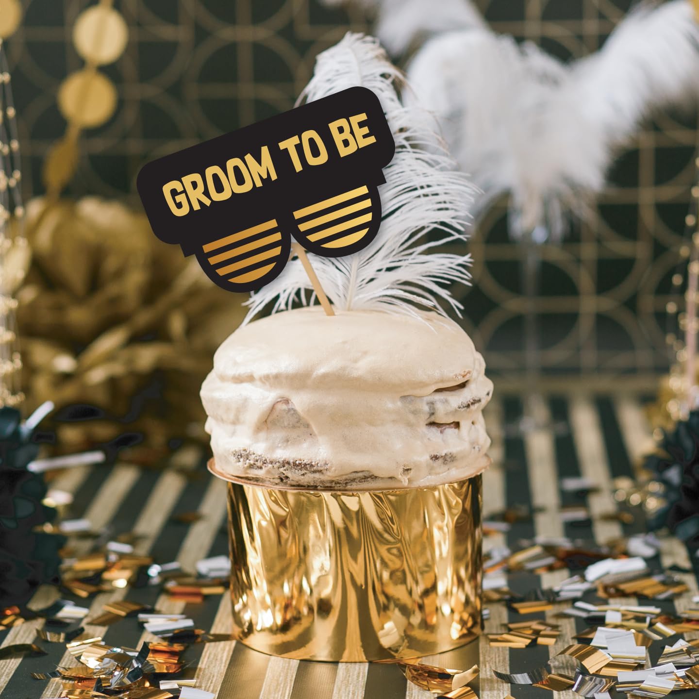 Groom To Be Cake & Cupcake Toppers