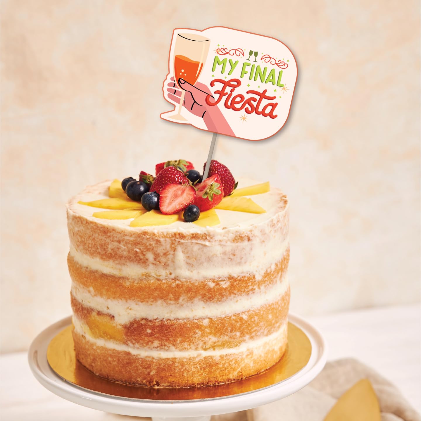 Tequila Theme Bride To Be Cake & Cupcake Toppers