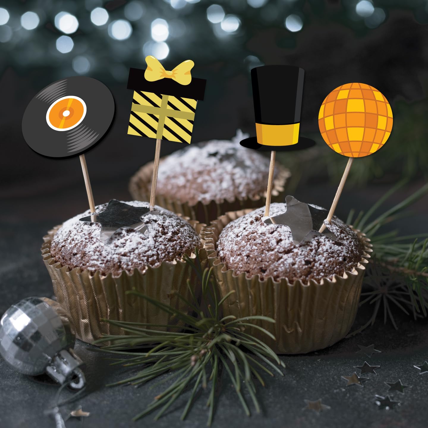 Tuxedo Theme Groom To Be Cake & Cupcake Toppers