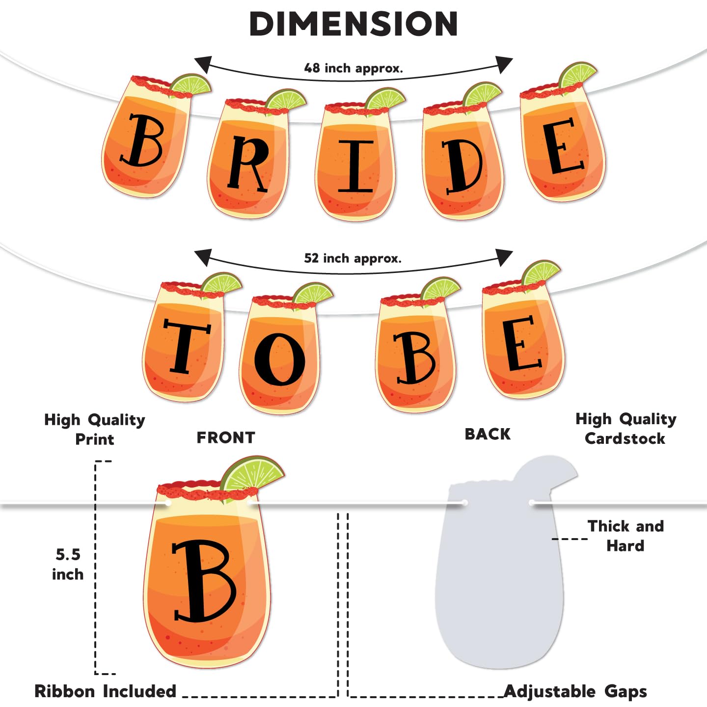 Tequila Theme Bride To Be Banner