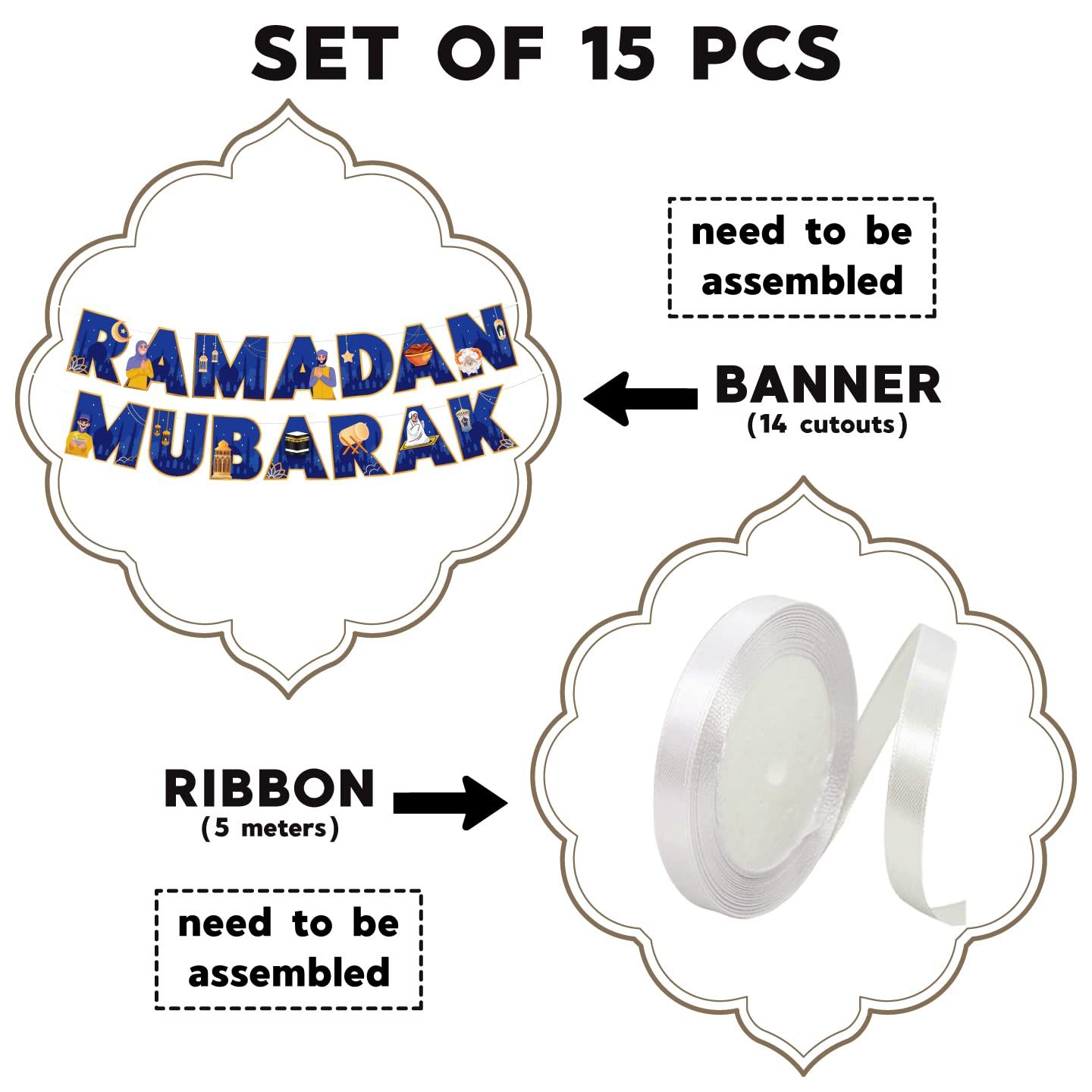 Ramadan Mubarak Banner (Blue)