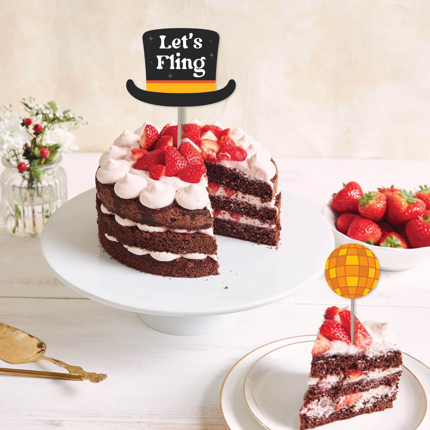 Tuxedo Theme Groom To Be Cake & Cupcake Toppers