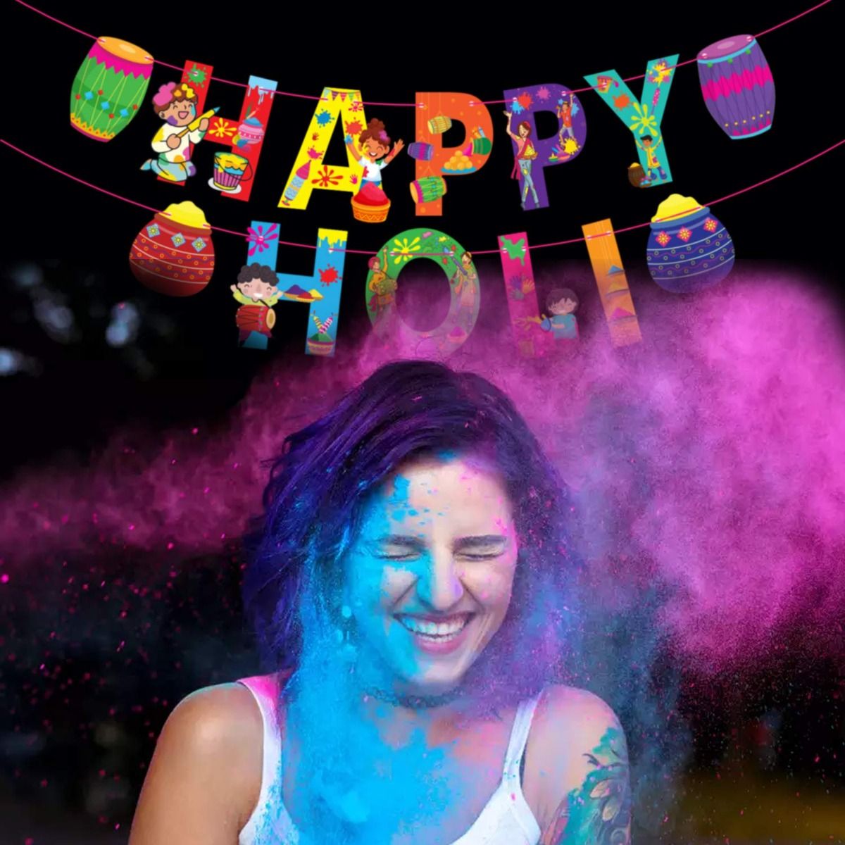 Happy Holi Banner