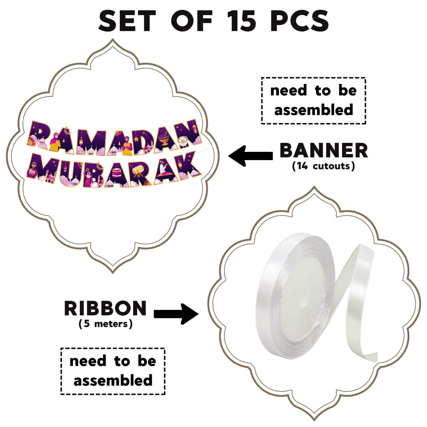 Ramadan Mubarak Banner (Purple)