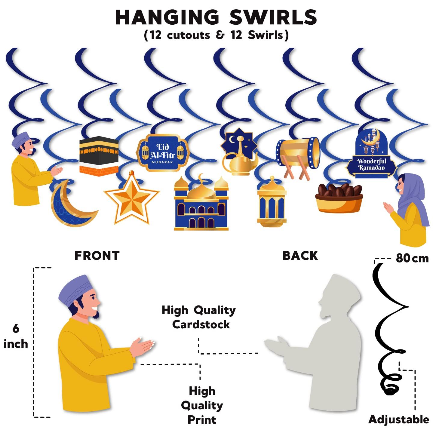 Swirls For Eid/Ramadan Decoration