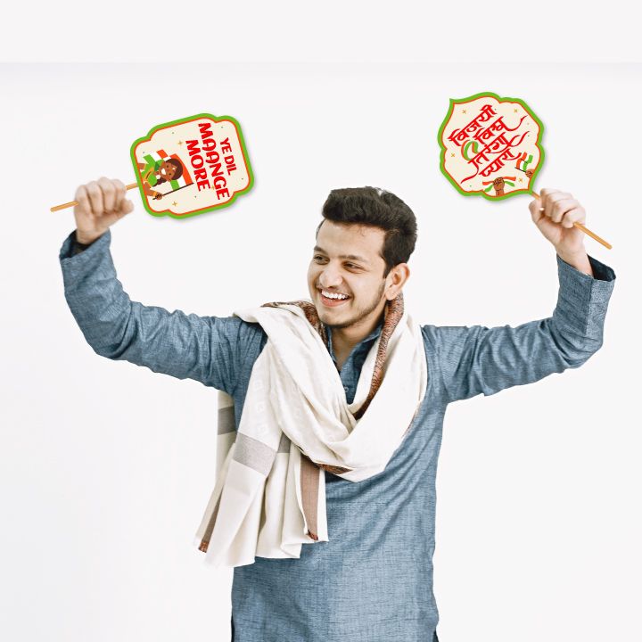 Happy Republic Day Photobooth Props