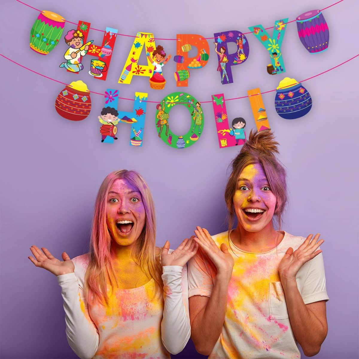 Happy Holi Banner