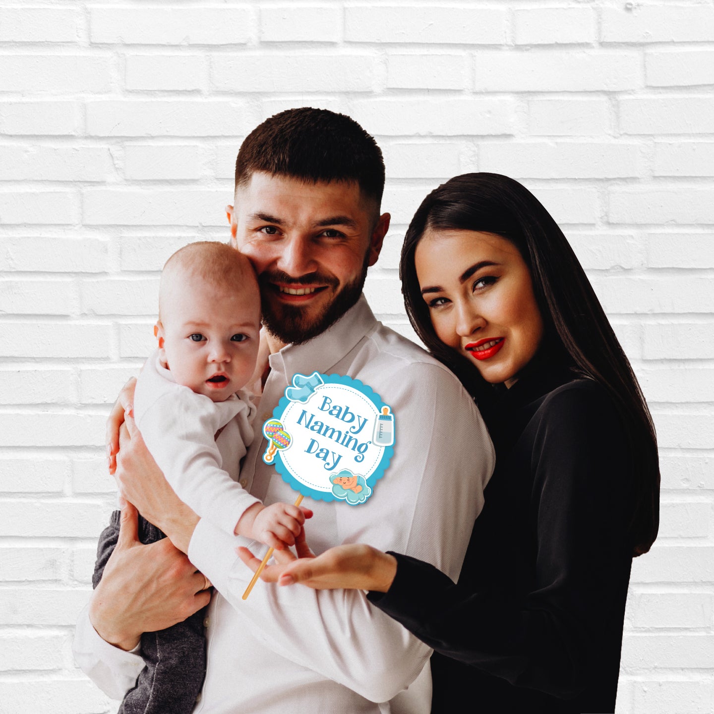 Photobooth Props For Boy's Naming Ceremony