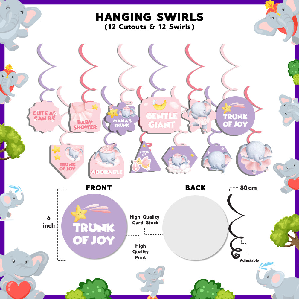 Baby Trunk Theme Swirls