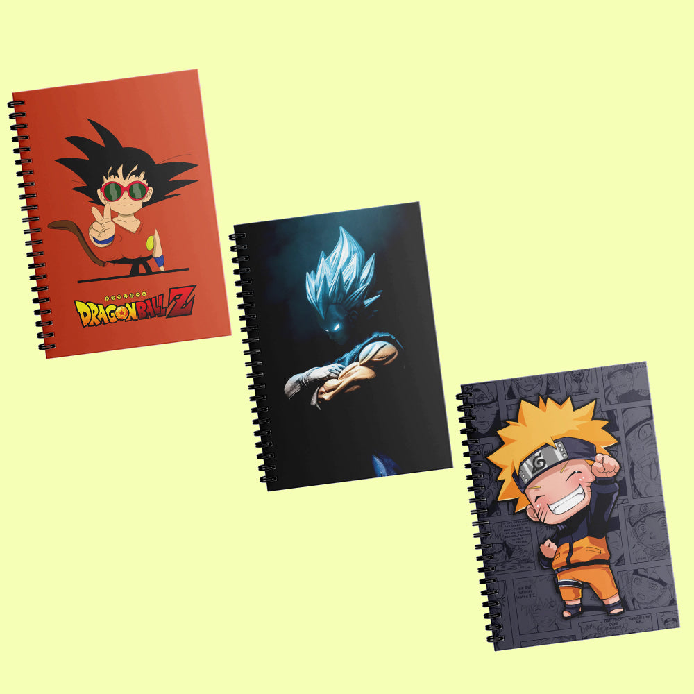 Anime Theme Spiral Notebooks