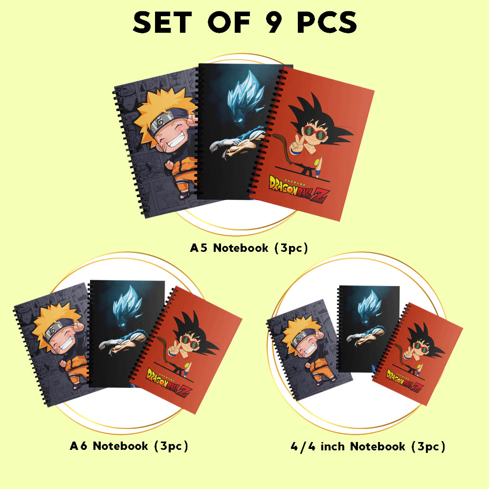 Anime Theme Spiral Notebooks